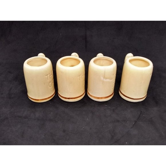 Vintage set of four Thumb do dont fun cant shot glasses - Picture 9 of 12